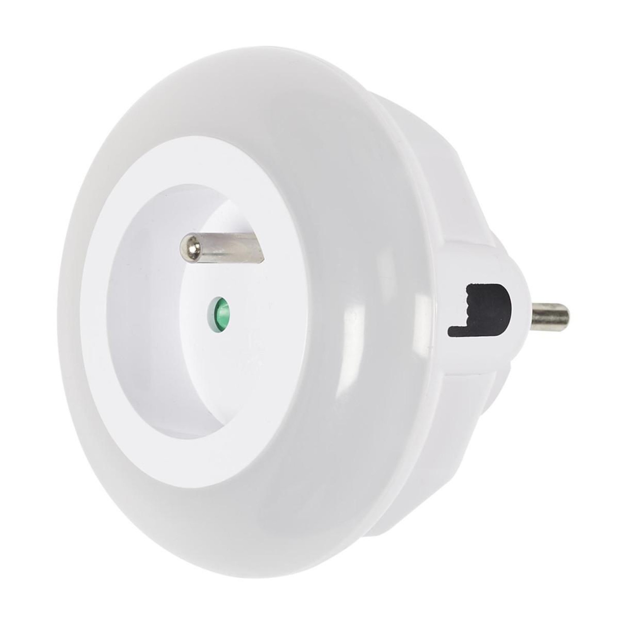 Je cherche une idee Prise led  détecteur de luminosité  8cm blanc