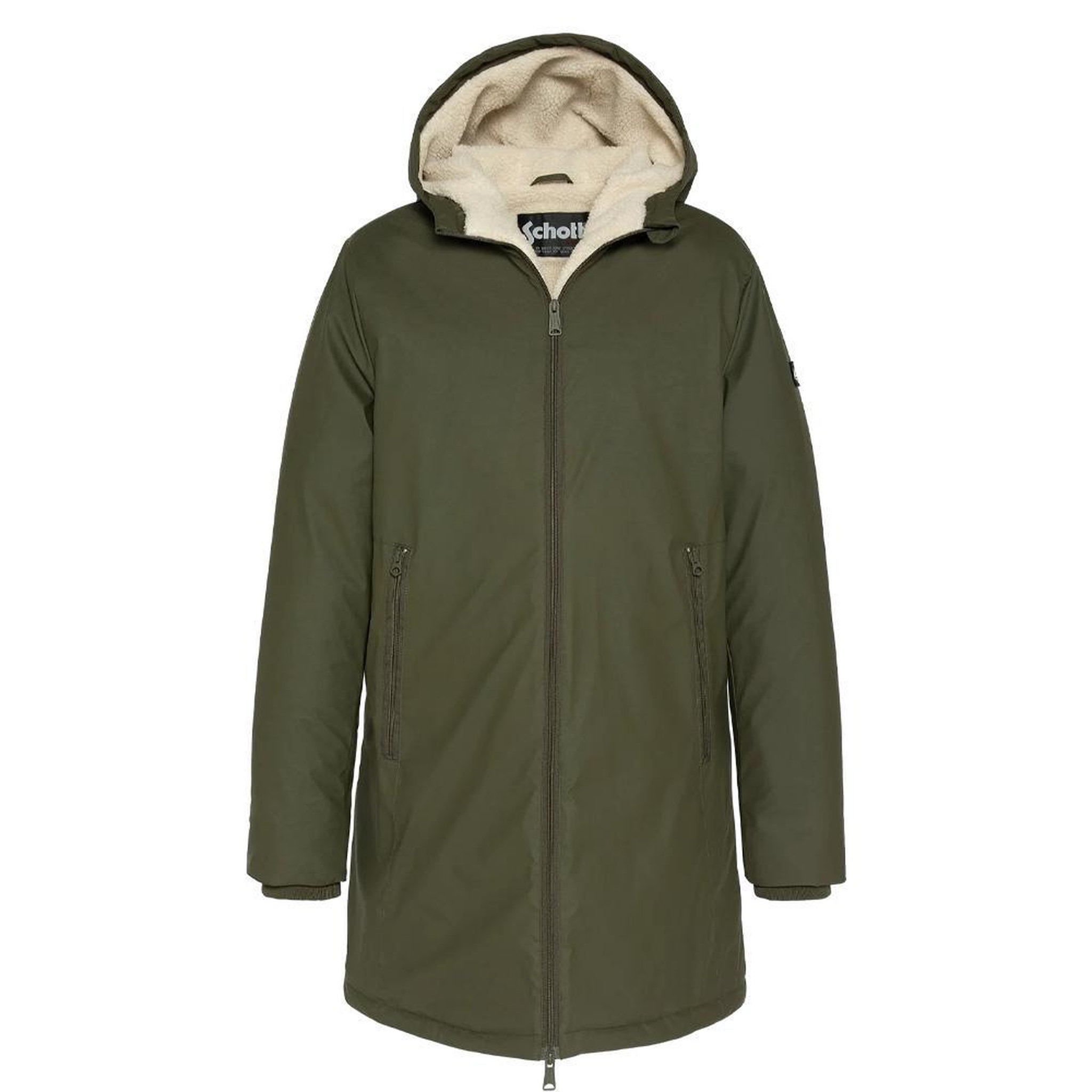 Voir la diapositive 2 : Schott Parka longue  Homme à capuche Schott JACKSON25