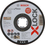 BOSCH Disque à tronçonner X LOCK standard pour inox 125x1,6mm plat BOSCH 2608619363