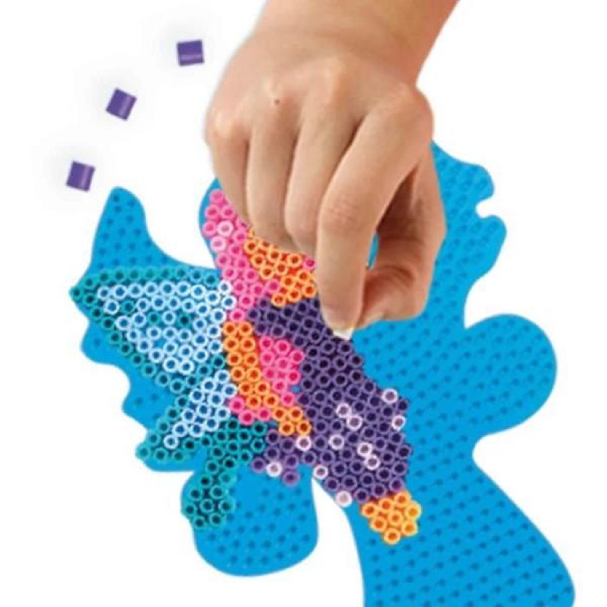 Voir la diapositive 2 : SES Creative Perles a repasser - Fées - SES CREATIVE - Créer des fées magnifiques avec 1200 perles et plateau en forme de fée.