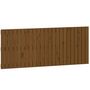 Voir la diapositive 2 : VIDAXL Tete de lit murale Marron miel 147x3x60 cm Bois massif de pin