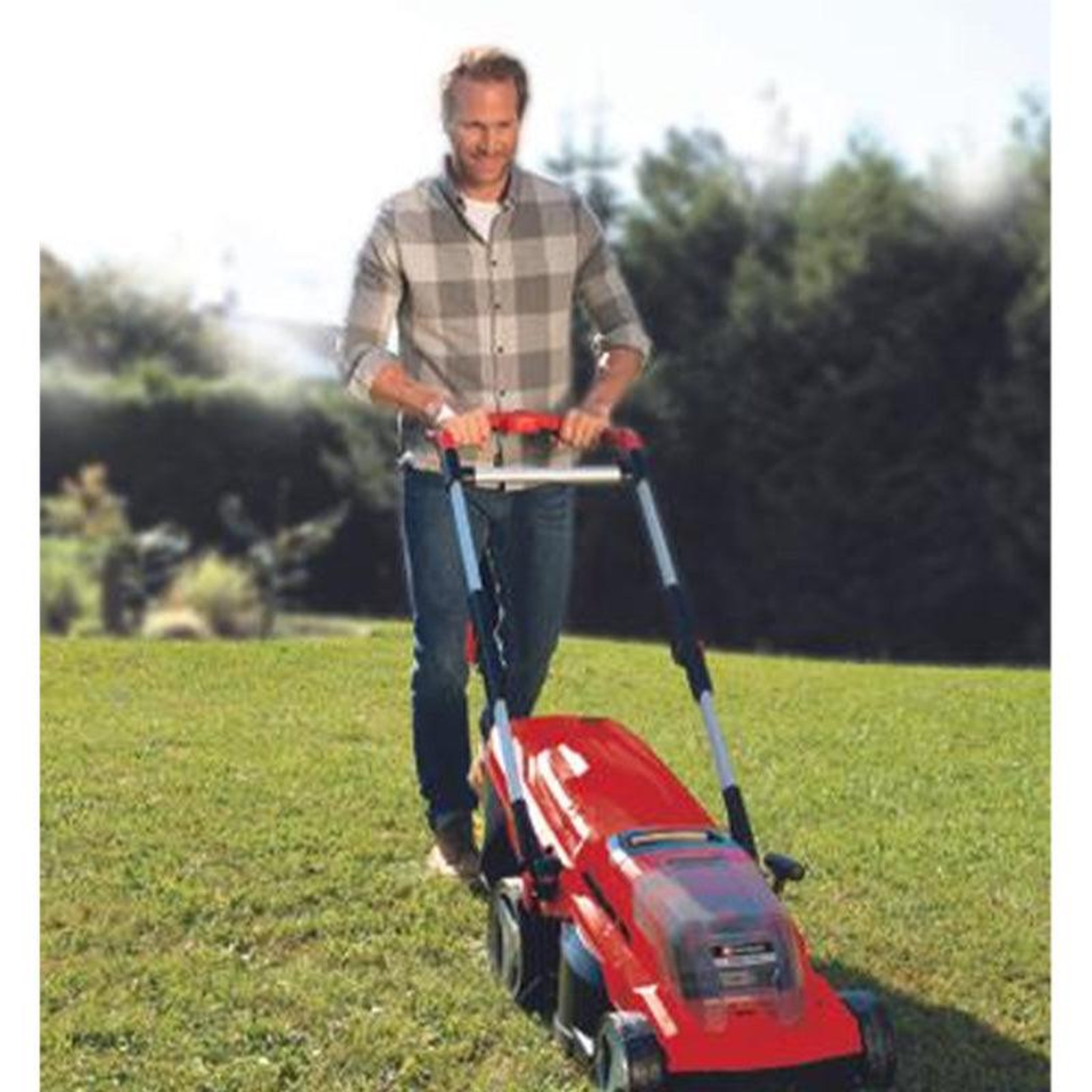 Voir la diapositive 2 : Einhell Tondeuse à gazon sans fil GE-CM 36/36 Li + 2x batteries 3,0 Ah Plus PXC
