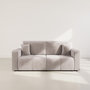 Voir la diapositive 5 : BEST MOBILIER Nicole - canapé droit 4 places convertible avec coffre en tissu
