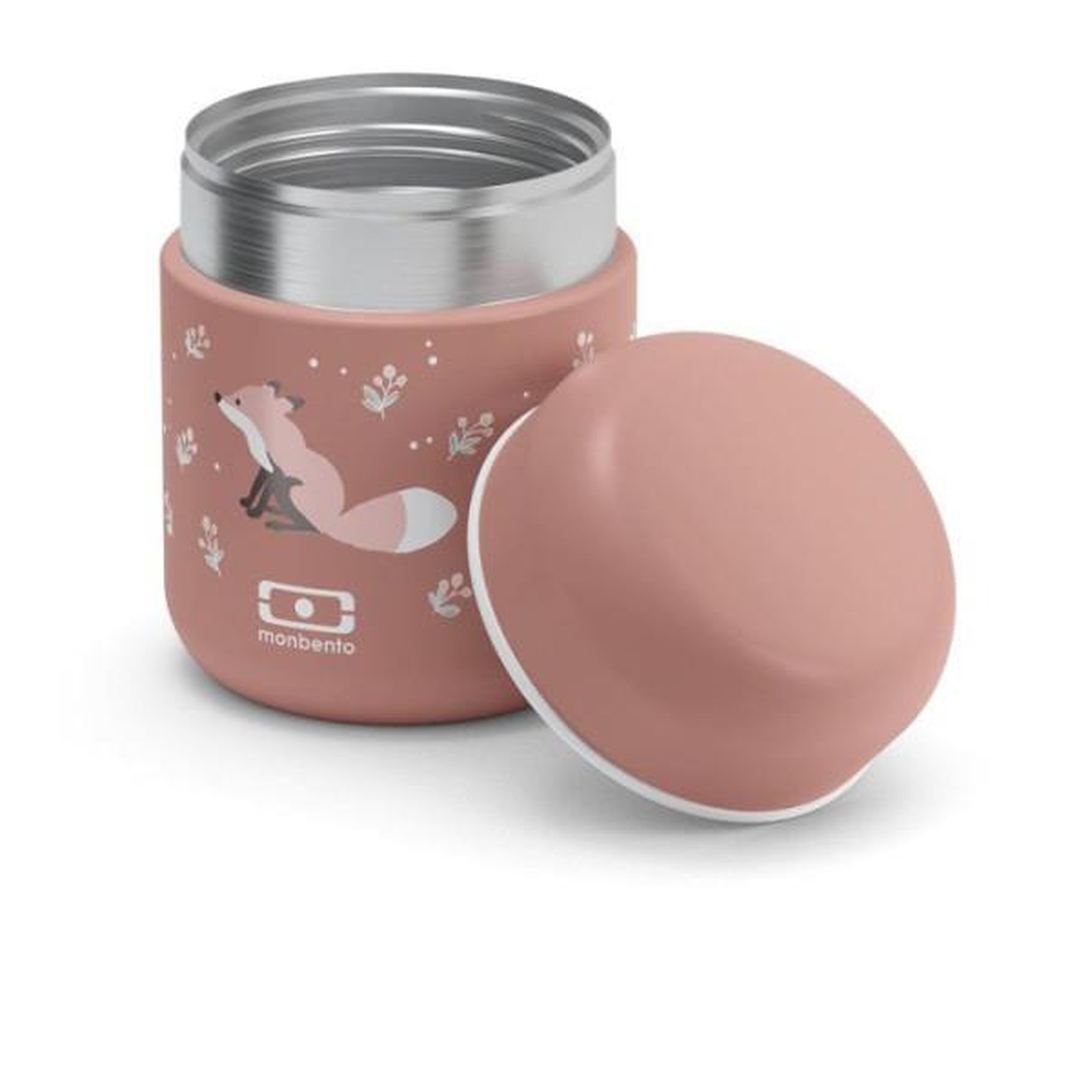 Voir la diapositive 2 : monbento Petite Lunch Box Isotherme - MONBENTO - Boîte repas hermétique - Garde le repas chaud/frais jusqu'a 5h - MB Capsule Fox