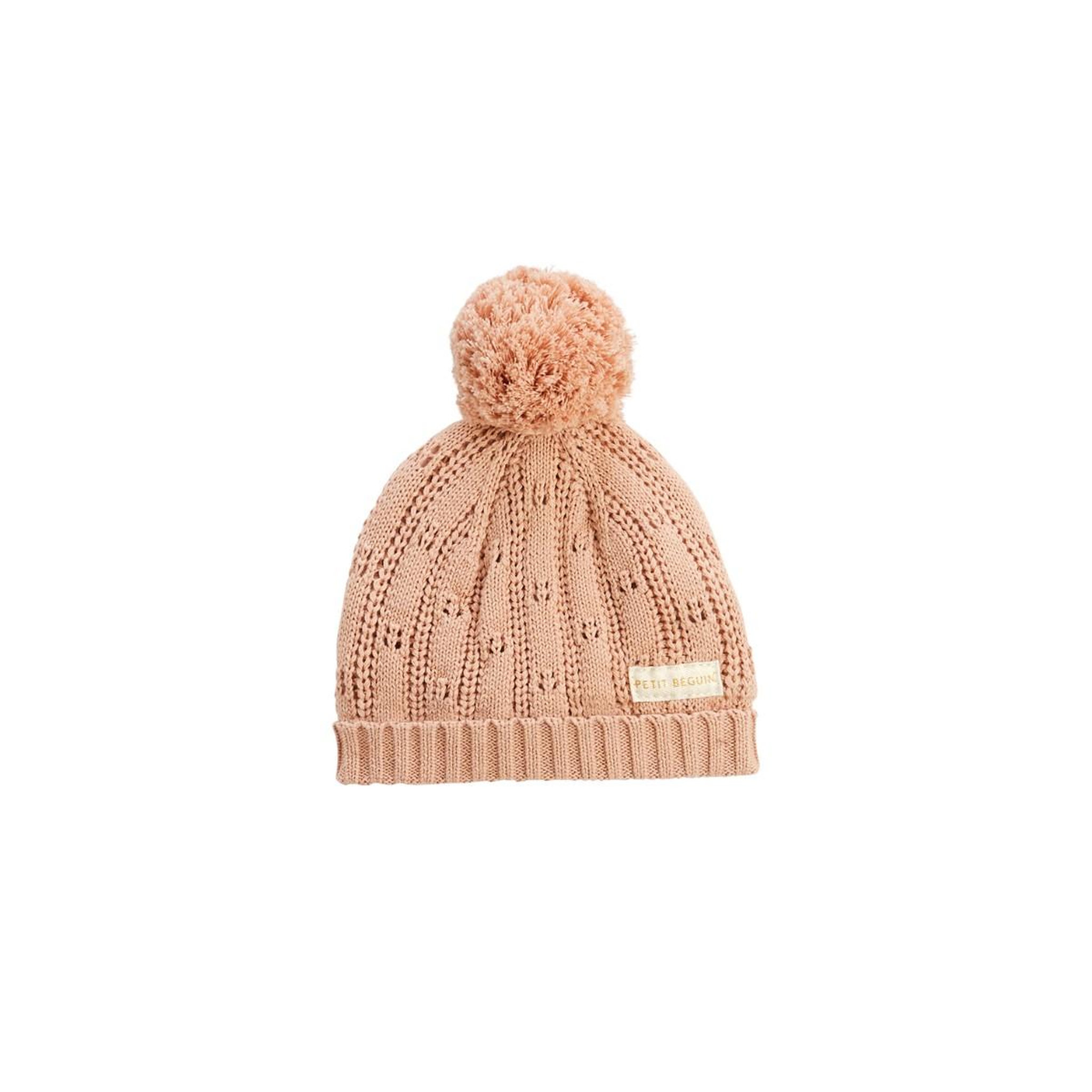 Voir la diapositive 3 : Petit Béguin Ensemble bonnet, moufles et cache-cou enfant en tricot Esmée