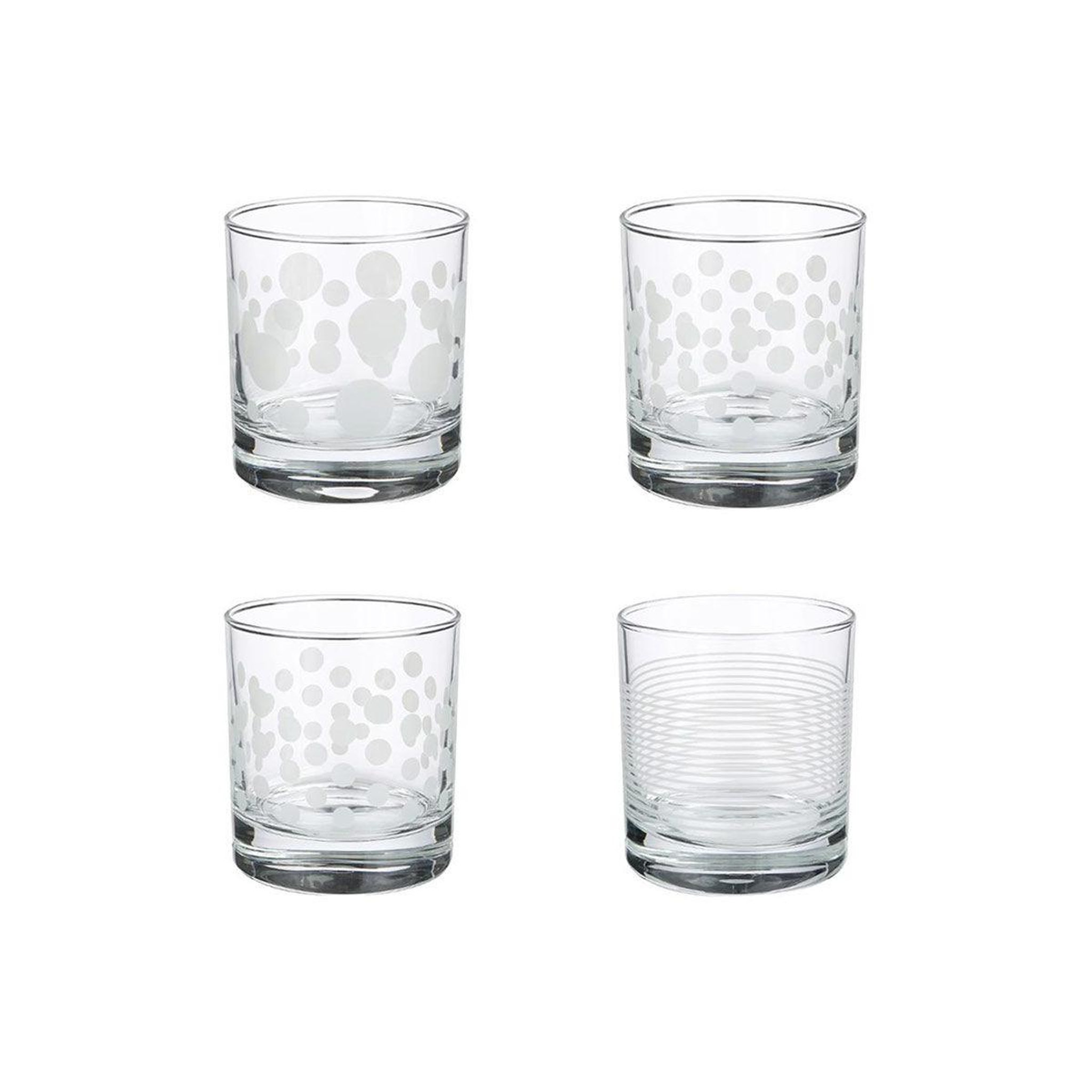 Voir la diapositive 1 : SECRET DE GOURMET Lot de 4 verres à eau  toni'eau  30cl transparent