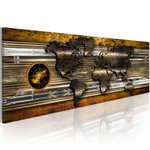 Paris Prix Tableau Imprimé  The Golden Map. Coloris disponibles : Multicolore