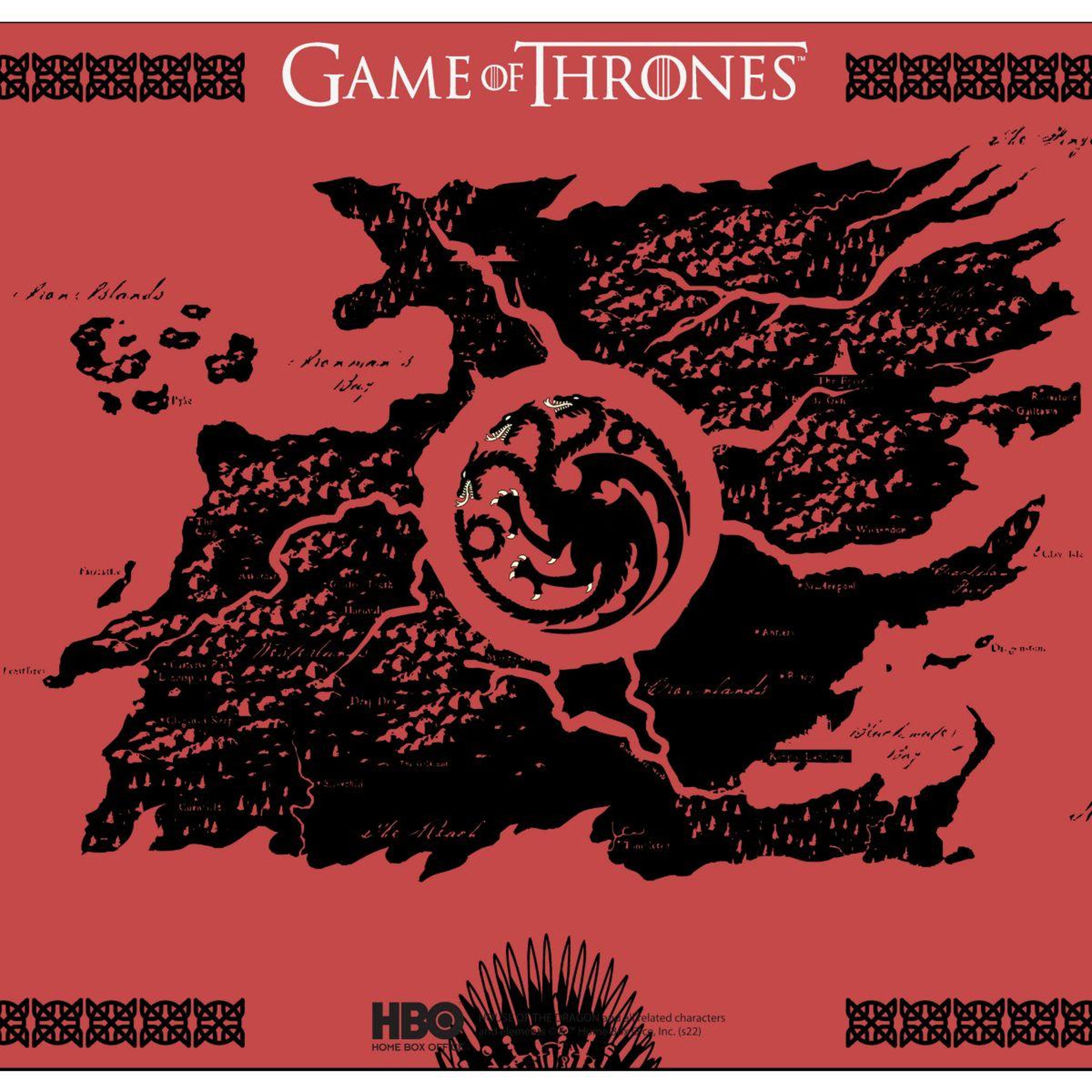 Voir la diapositive 4 : LEXIP Tapis de souris x tsume - game of thrones targaryen tapi