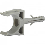 CENTRALE BRICO Lot de 10 clips et chevilles, Diam.20, L.60 mm