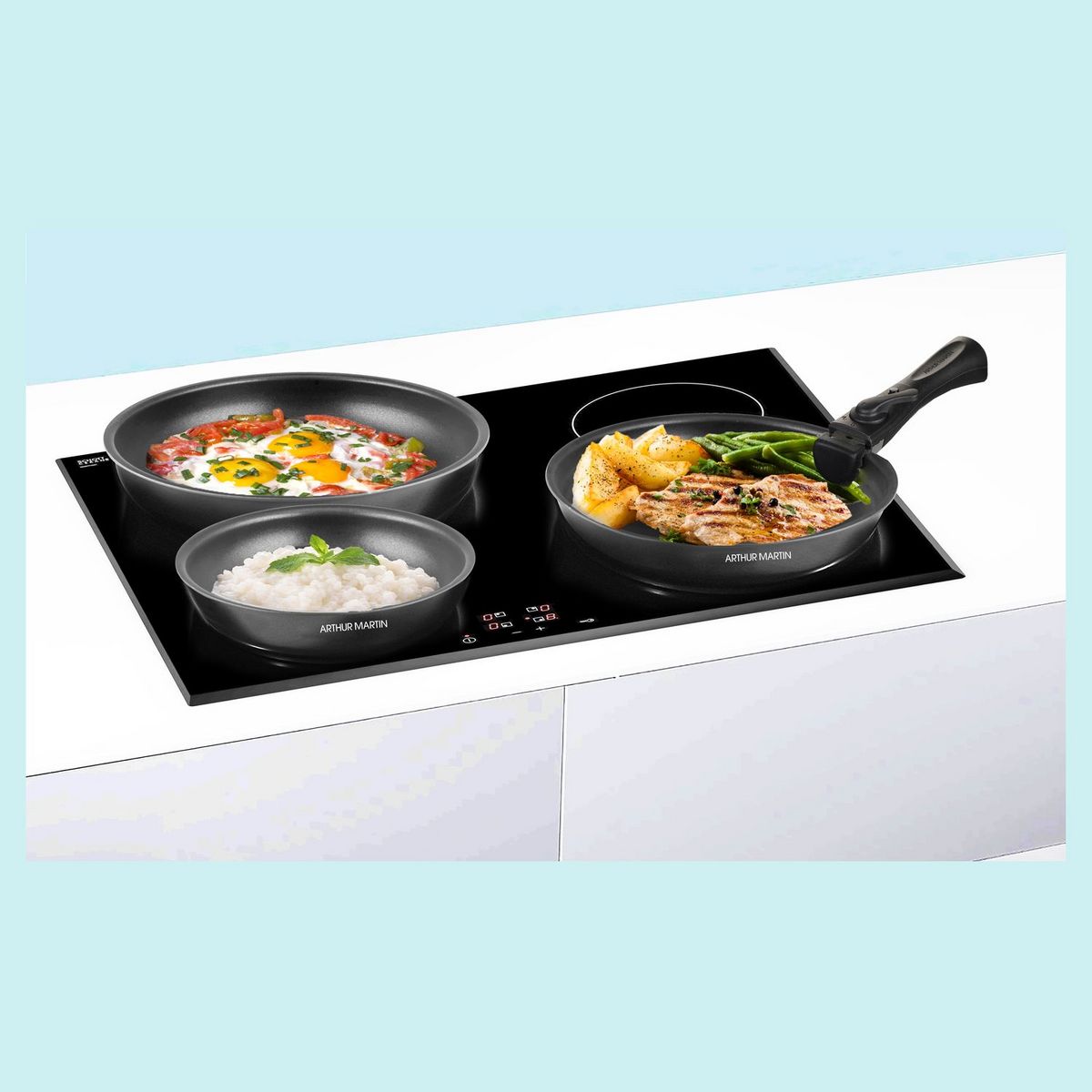 Arthur Martin Batterie de cuisine 8 pièces