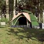 Voir la diapositive 3 : VIDAXL Tente de camping a dome 5 personnes vert liberation rapide