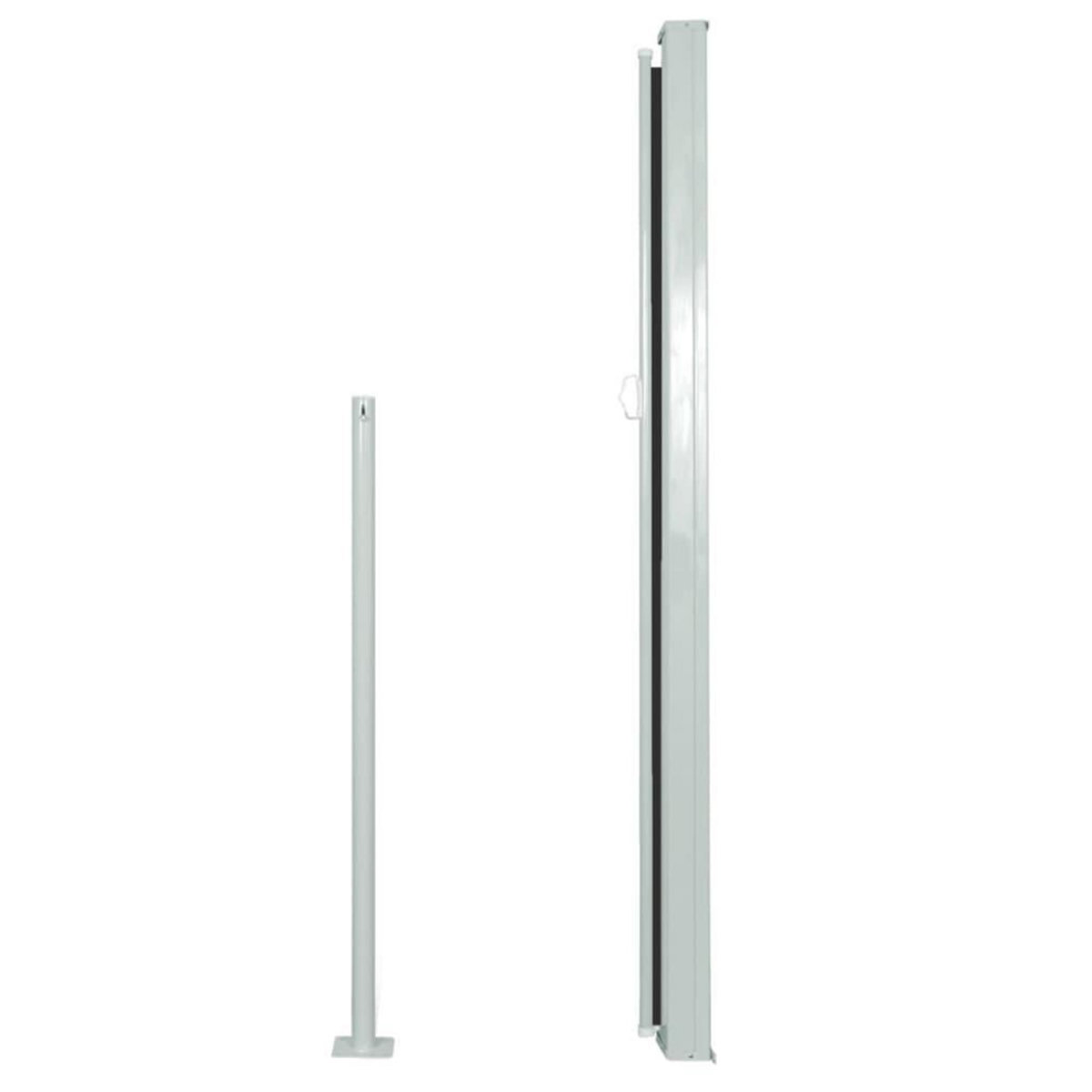 VIDAXL Auvent lateral retractable 160 x 500 cm Noir