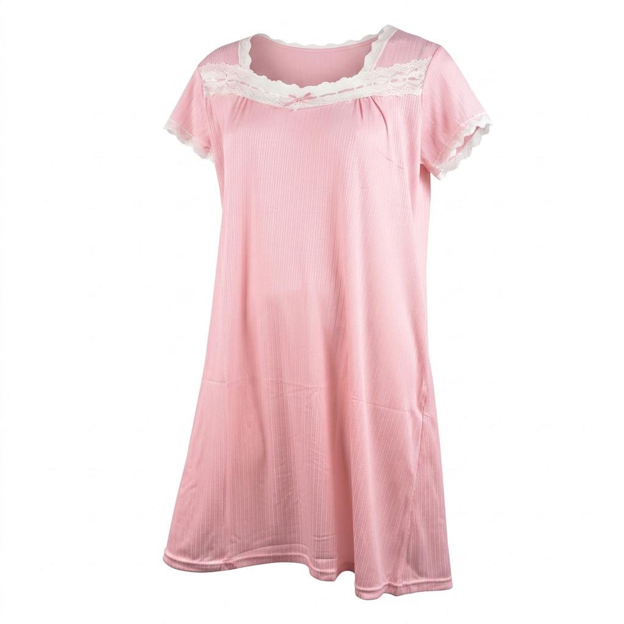Voir la diapositive 1 : OZABI OZABI Chemise de Nuit Femme Dentelle Ultra Léger