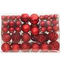 Voir la diapositive 2 : VIDAXL Ensemble de boules de Noël 111 pieces rouge polystyrene