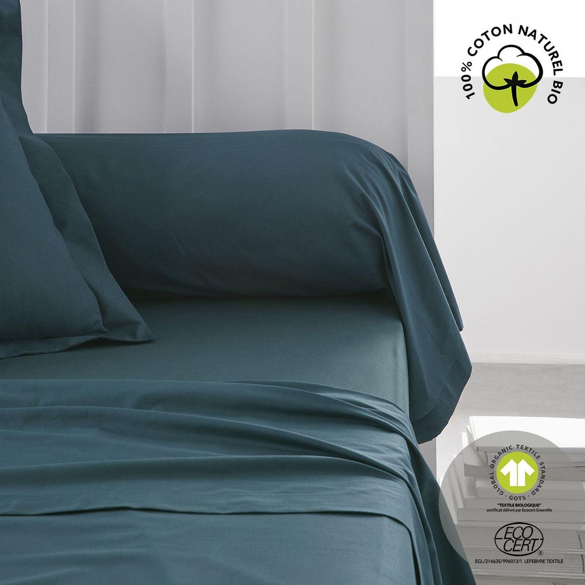 Today Taie de traversin - 100% coton BIO