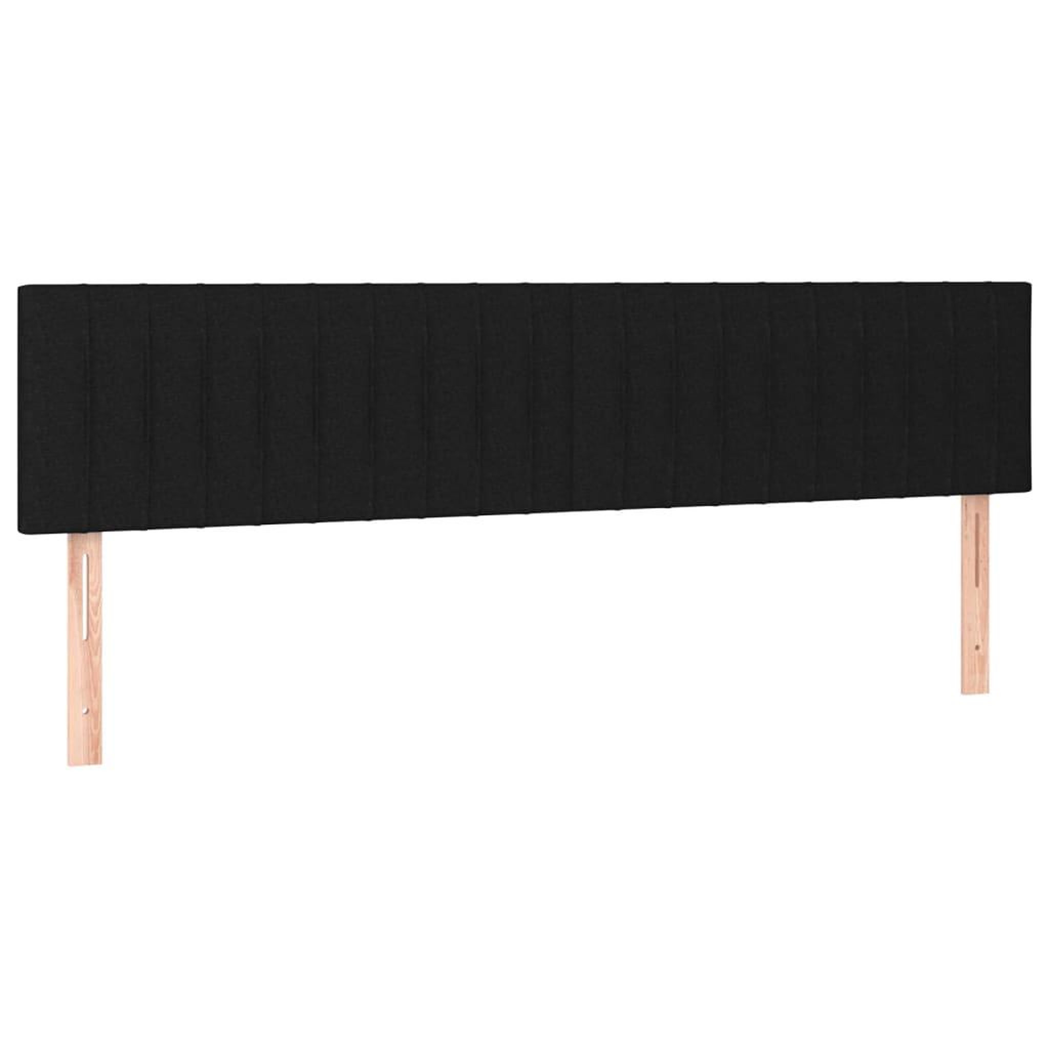 Voir la diapositive 4 : VIDAXL Tete de lit a LED Noir 200x5x78/88 cm Tissu