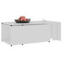 Voir la diapositive 4 : VIDAXL Table basse Blanc 150x50x35 cm Bois d'ingenierie