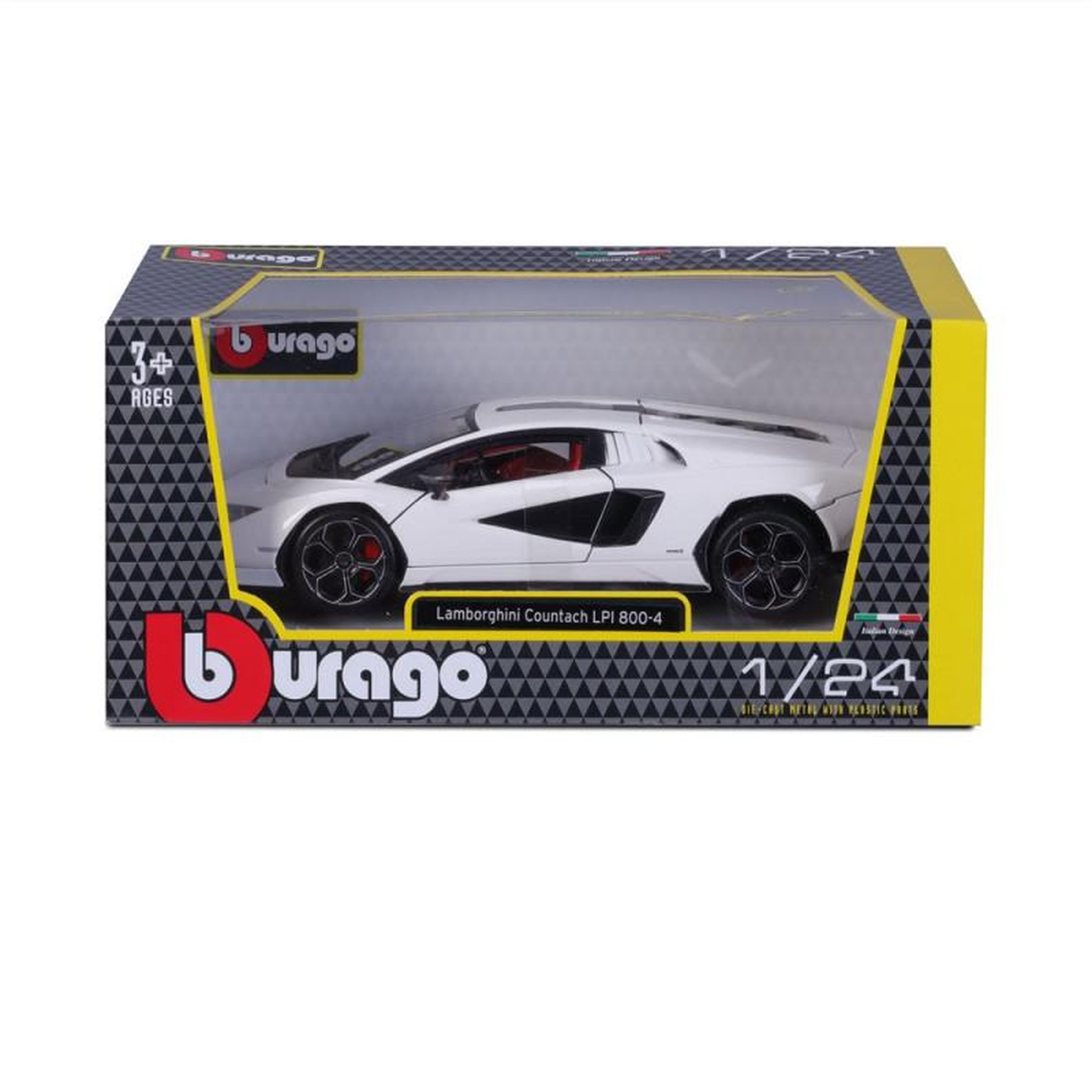 BBurago Voiture Bburago 1 24 Lamborghini Countach LPI 800 4 Blanc