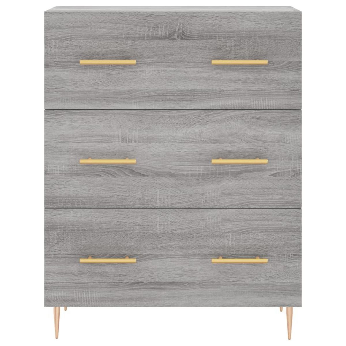 VIDAXL Buffet sonoma gris 69,5x34x90 cm bois d'ingenierie