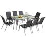 Voir la diapositive 1 : Habitat et Jardin Salon de jardin  Cordoba XL 180  8 places - Phoenix - Gris foncé