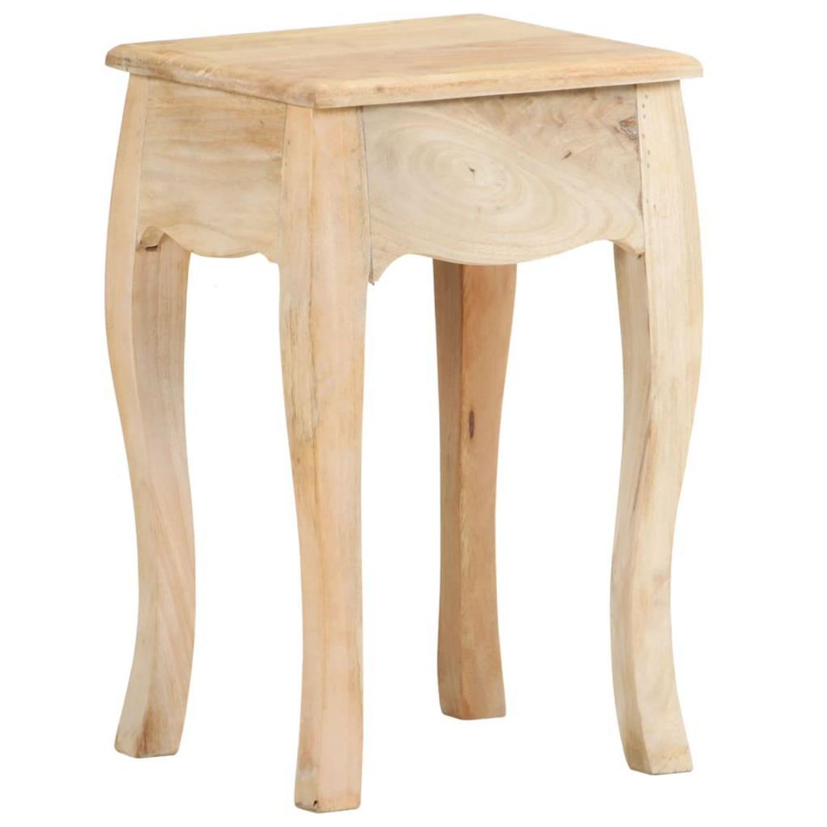 VIDAXL Table de chevet 28x28x46 cm Bois de manguier massif