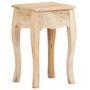 Voir la diapositive 4 : VIDAXL Table de chevet 28x28x46 cm Bois de manguier massif