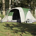 VIDAXL Tente familiale a dome 6 personnes vert impermeable