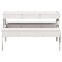 Voir la diapositive 4 : VIDAXL Table de pique-nique pour enfants blanc bois massif de pin