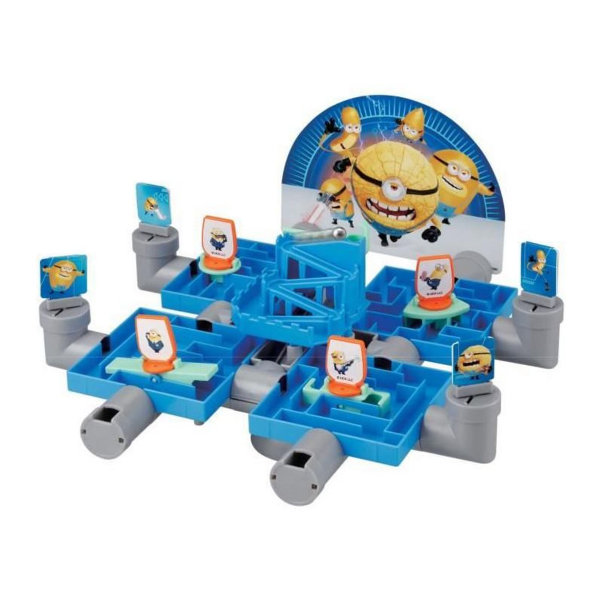 EPOCH Jeu de Labyrinthe - EPOCH GAMES - Minions AVL Maze Mission - Guider la Bille, 25 000 Combinaisons !