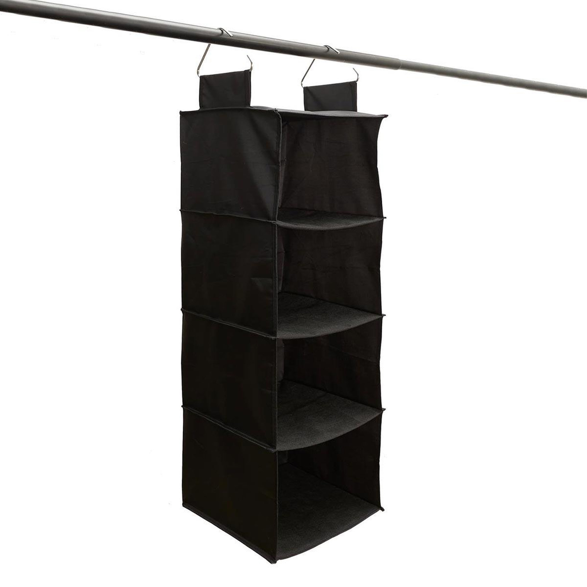 Je cherche une idee Rangement 5 cases à suspendre  pliable  80cm noir