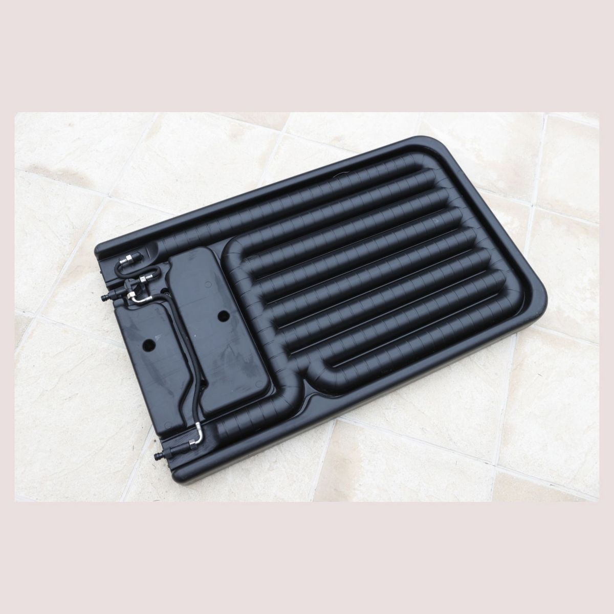 UBBINK Support de douche 2 in 1  pour piscine - Teck