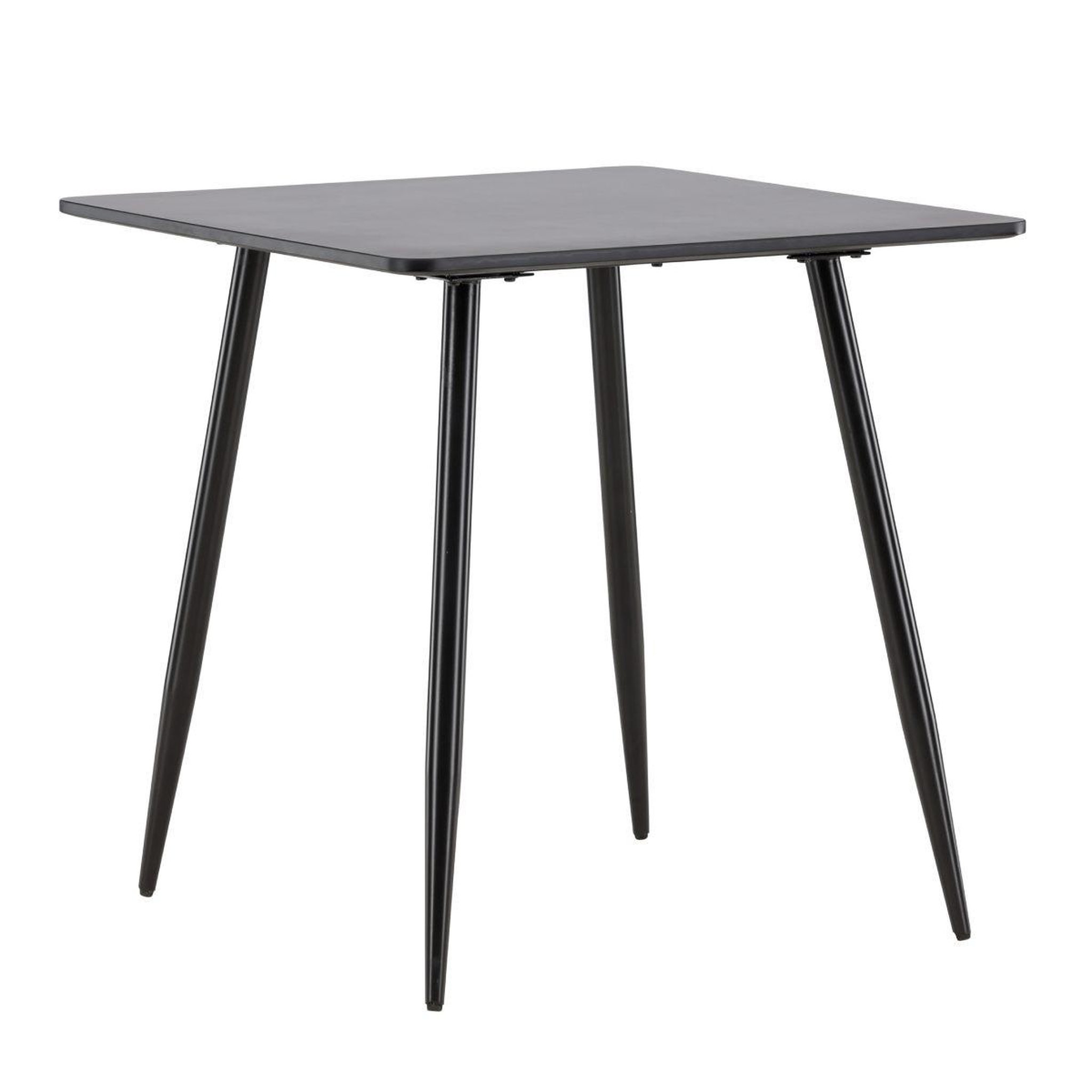 Voir la diapositive 2 : Paris Prix Table à manger  polar  75 cm noir