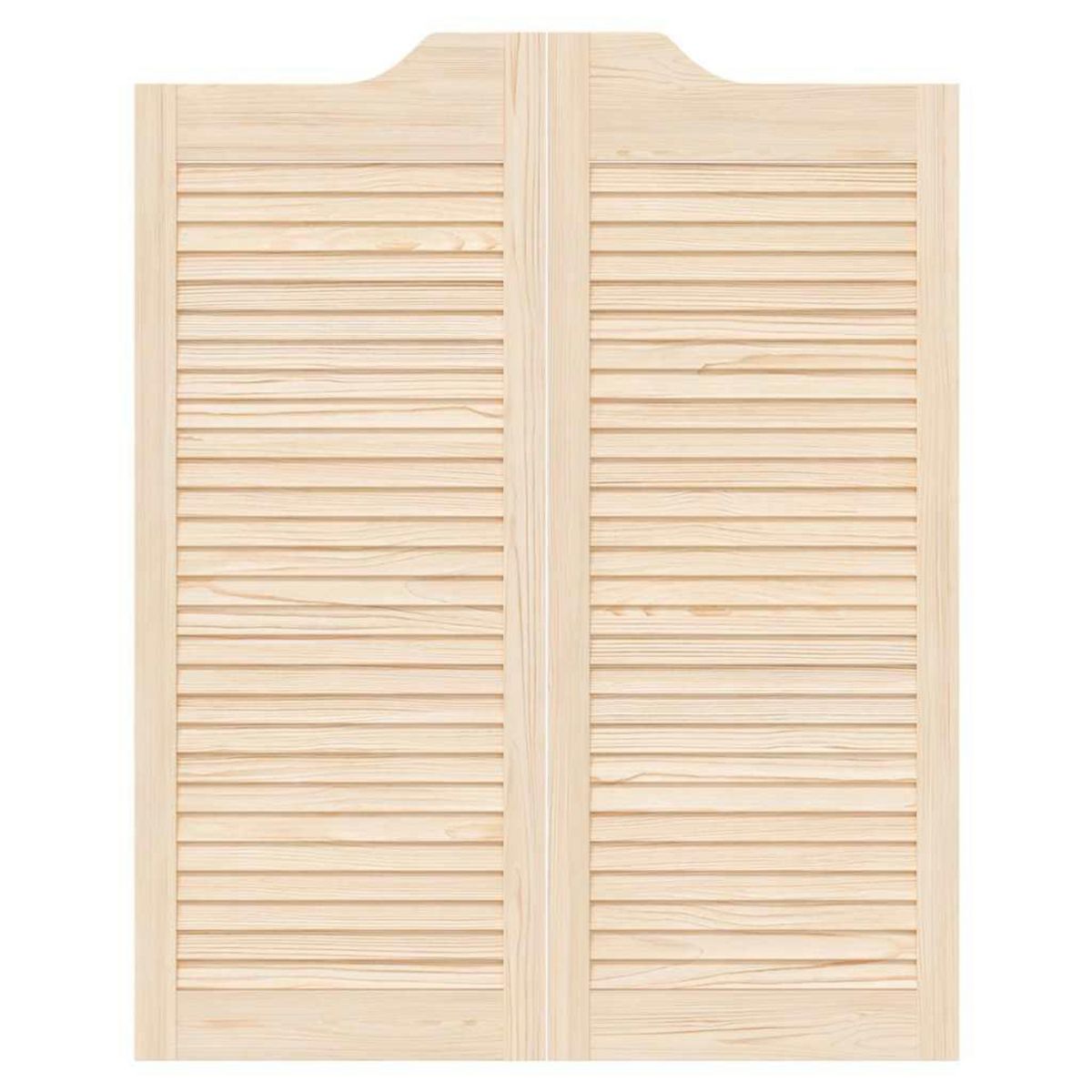 VIDAXL Portes battantes a persiennes 1paire 100x80 cm bois massif Pin