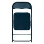 Voir la diapositive 2 : FIVE Lot de 6 chaises pliantes effet velours