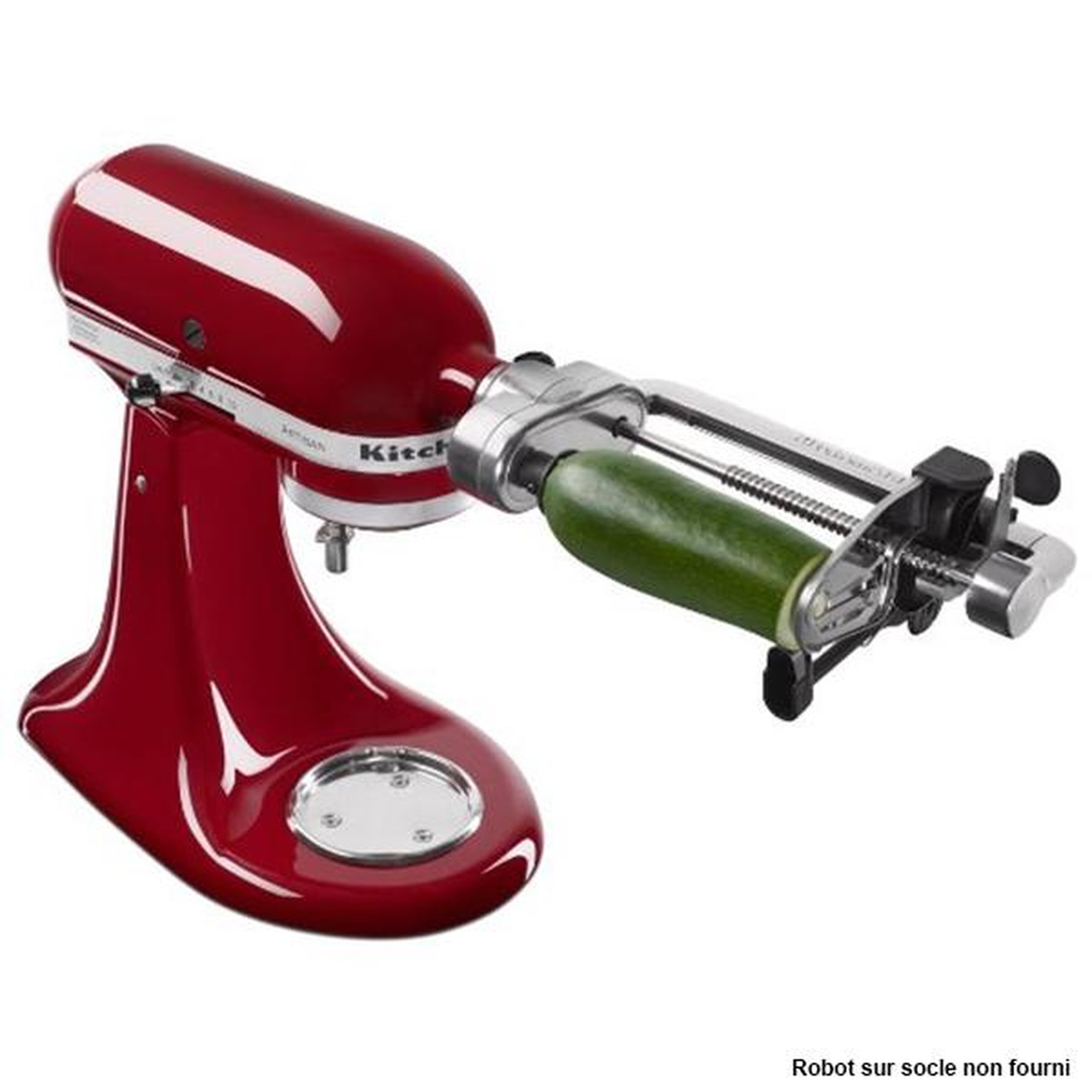 Voir la diapositive 3 : KitchenAid Accessoire taille-légumes en spirales pour robot artisan - 5ksm1apc