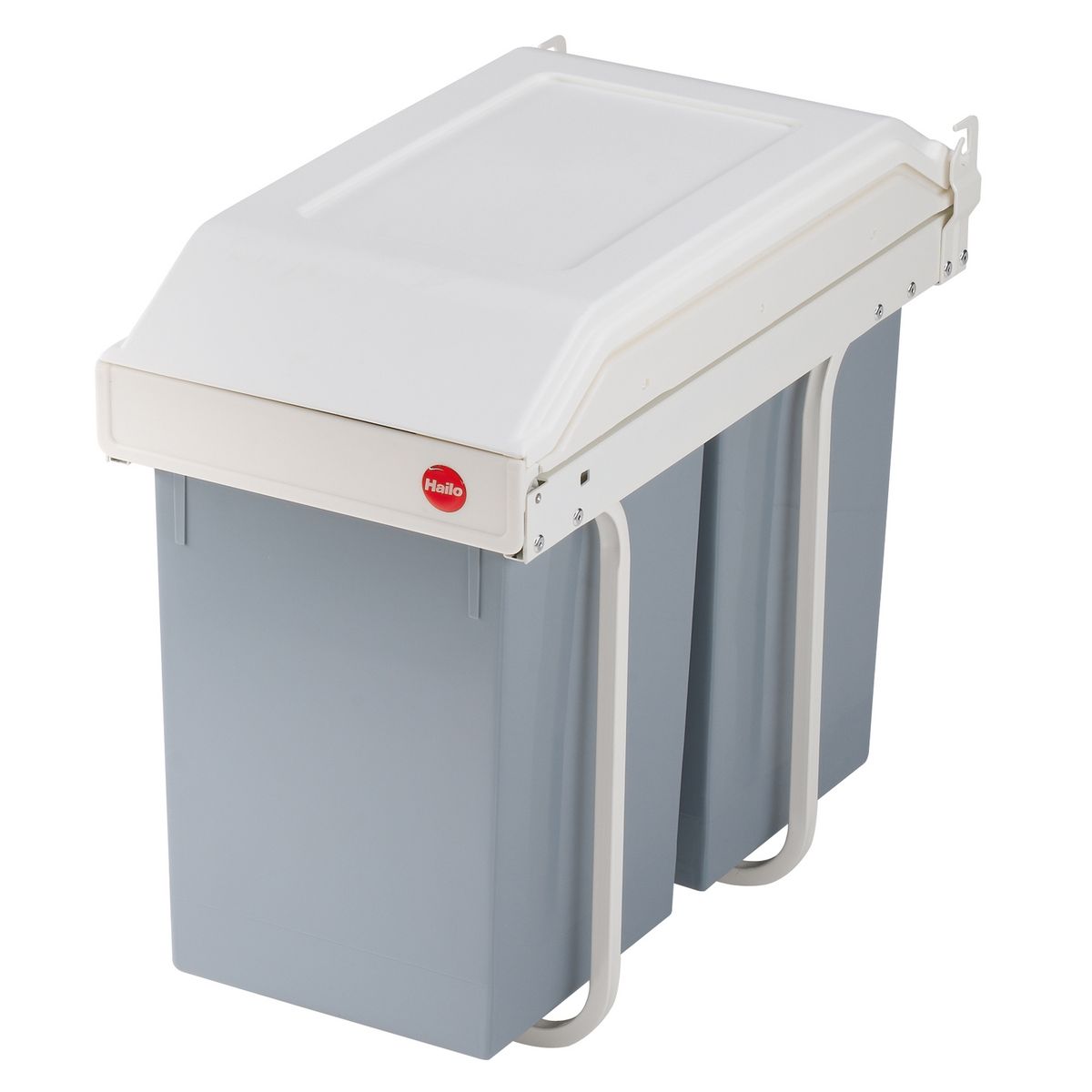 HAILO Poubelle de tri encastrable 30 L - Multi-box 2 x 15 L