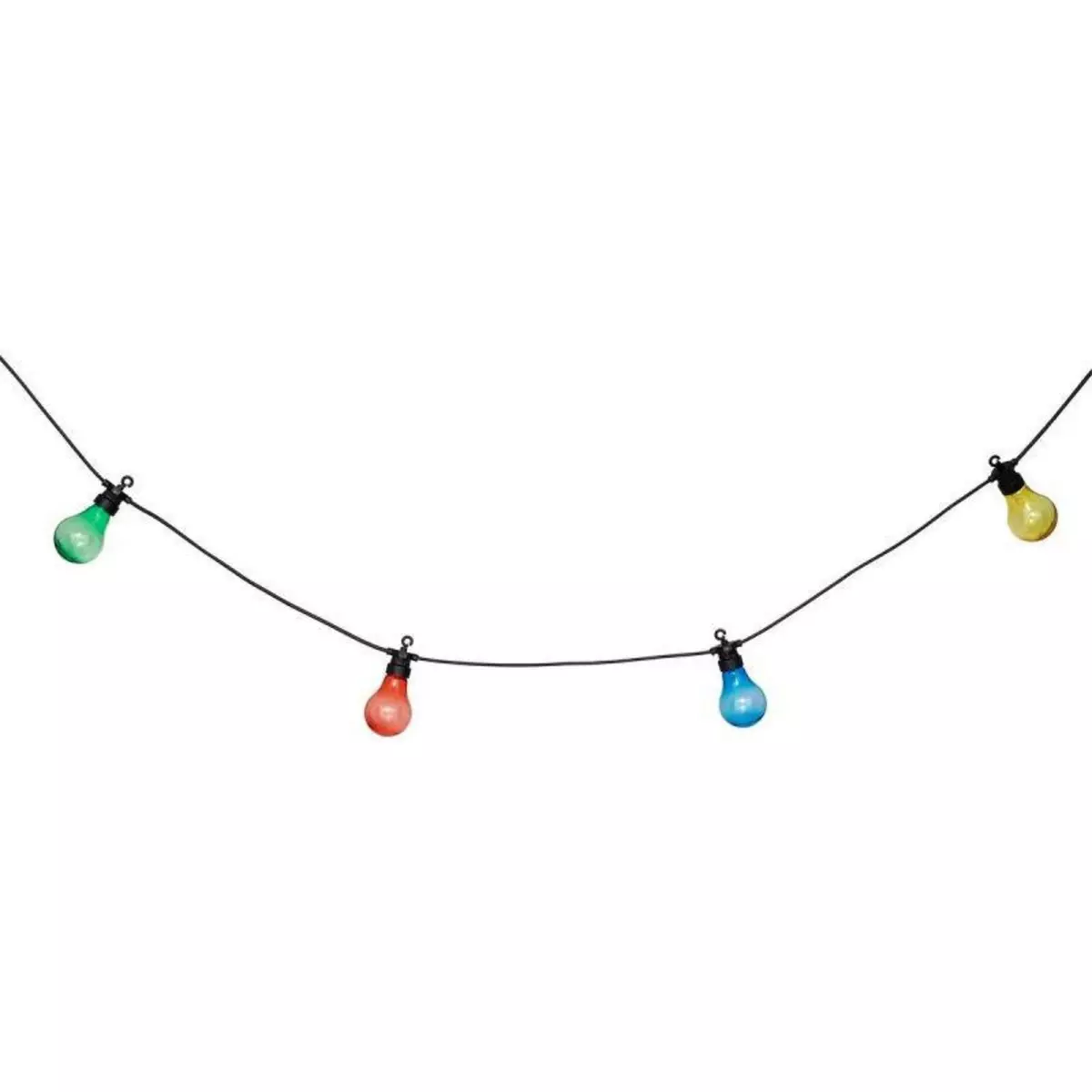 ATMOSPHERA Guirlande Lumineuse à Led  10 Ampoules  5m Multicolore