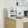Voir la diapositive 4 : VIDAXL Organisateur de bureau blanc 34,5x15,5x35,5cm bois d ingénierie