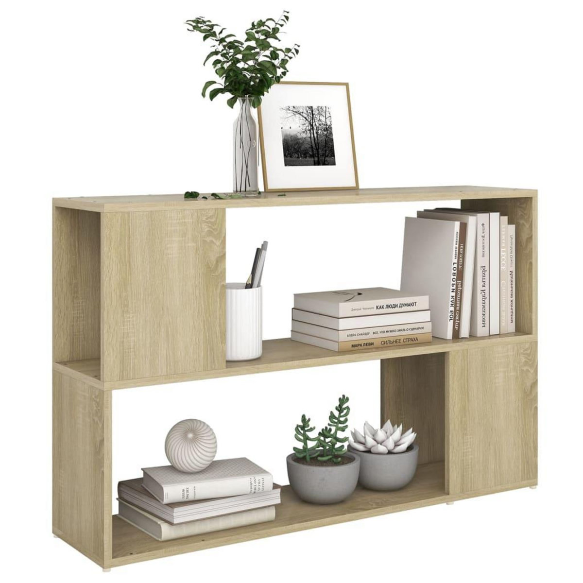 VIDAXL Bibliotheque Chene Sonoma 100x24x63 cm Bois d'ingenierie