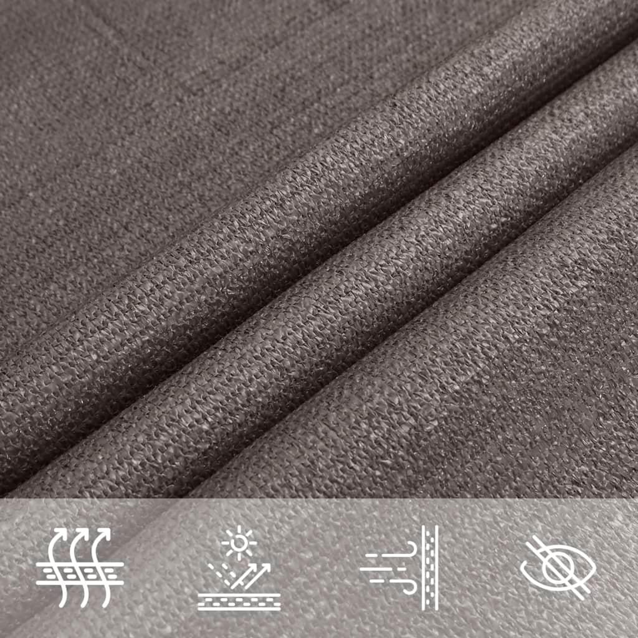 Voir la diapositive 5 : VIDAXL Voile d'ombrage PEHD 2x3,5 m Anthracite