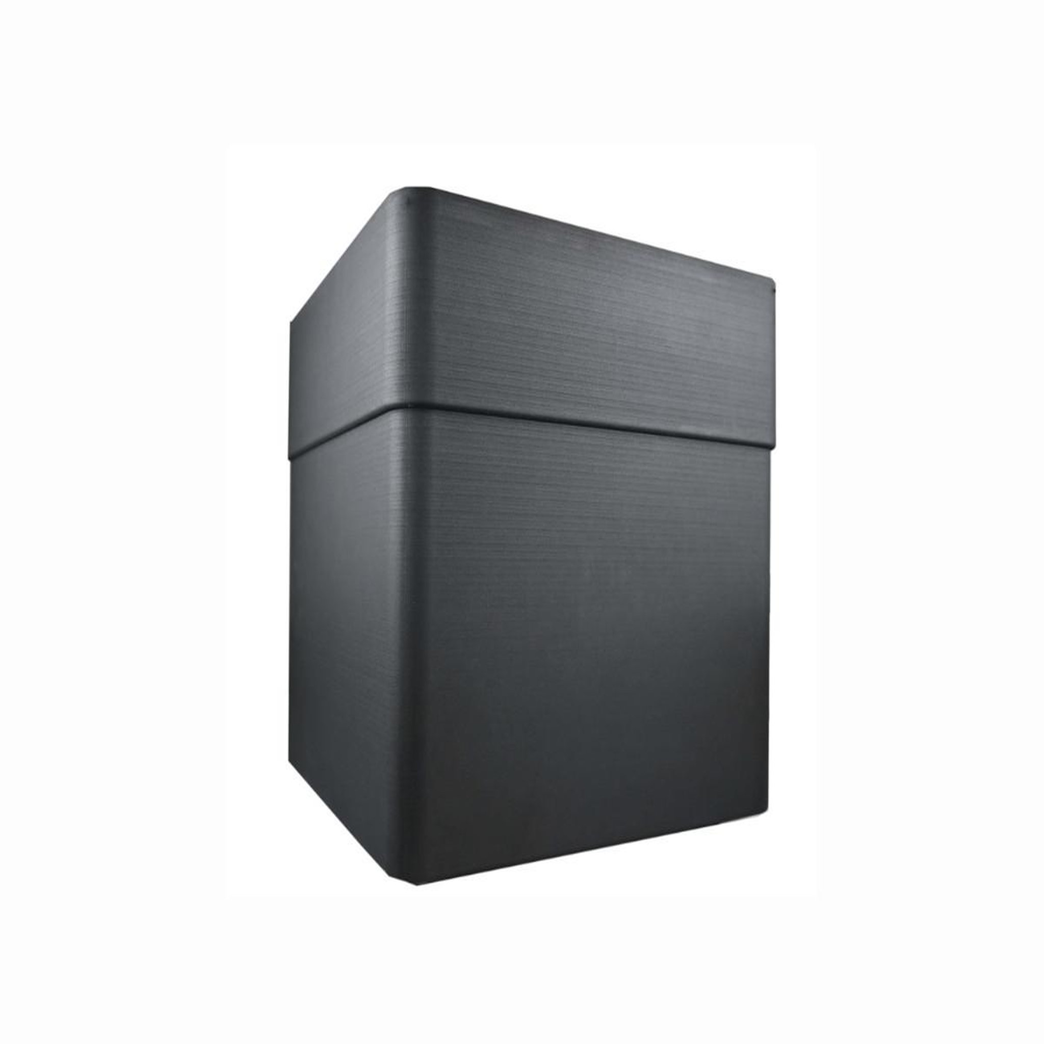Eda Pot de fleur carré Carel gris anthracite 39 x 39 x 39 cm - Eda