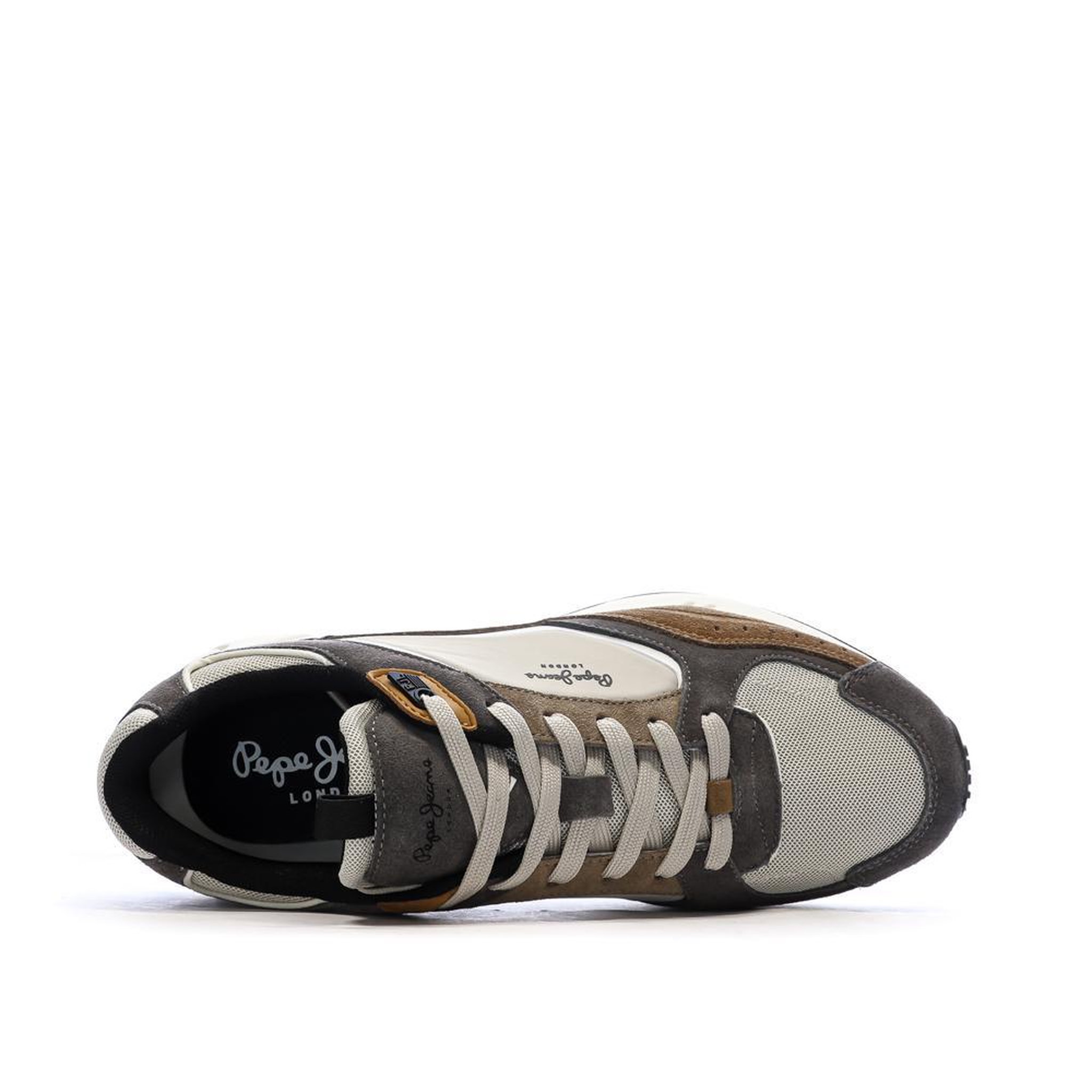 Voir la diapositive 4 : Pepe Jeans Baskets Grises Homme Pepe jeans Marlon