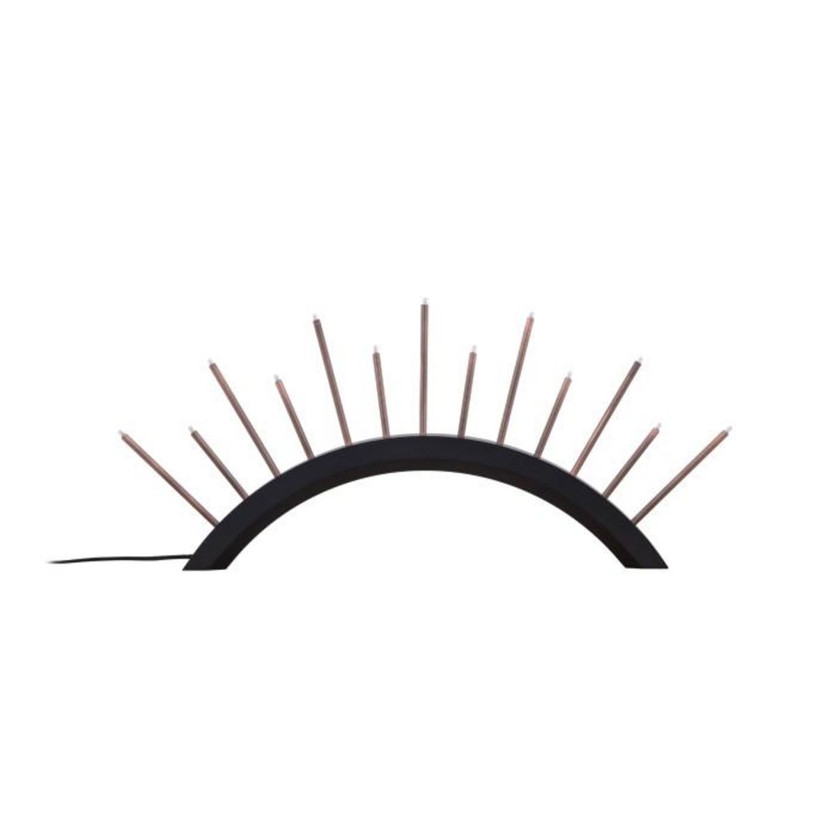 Paris Prix Lampe à Poser Bougeoir  Bjornrike  55cm Noir