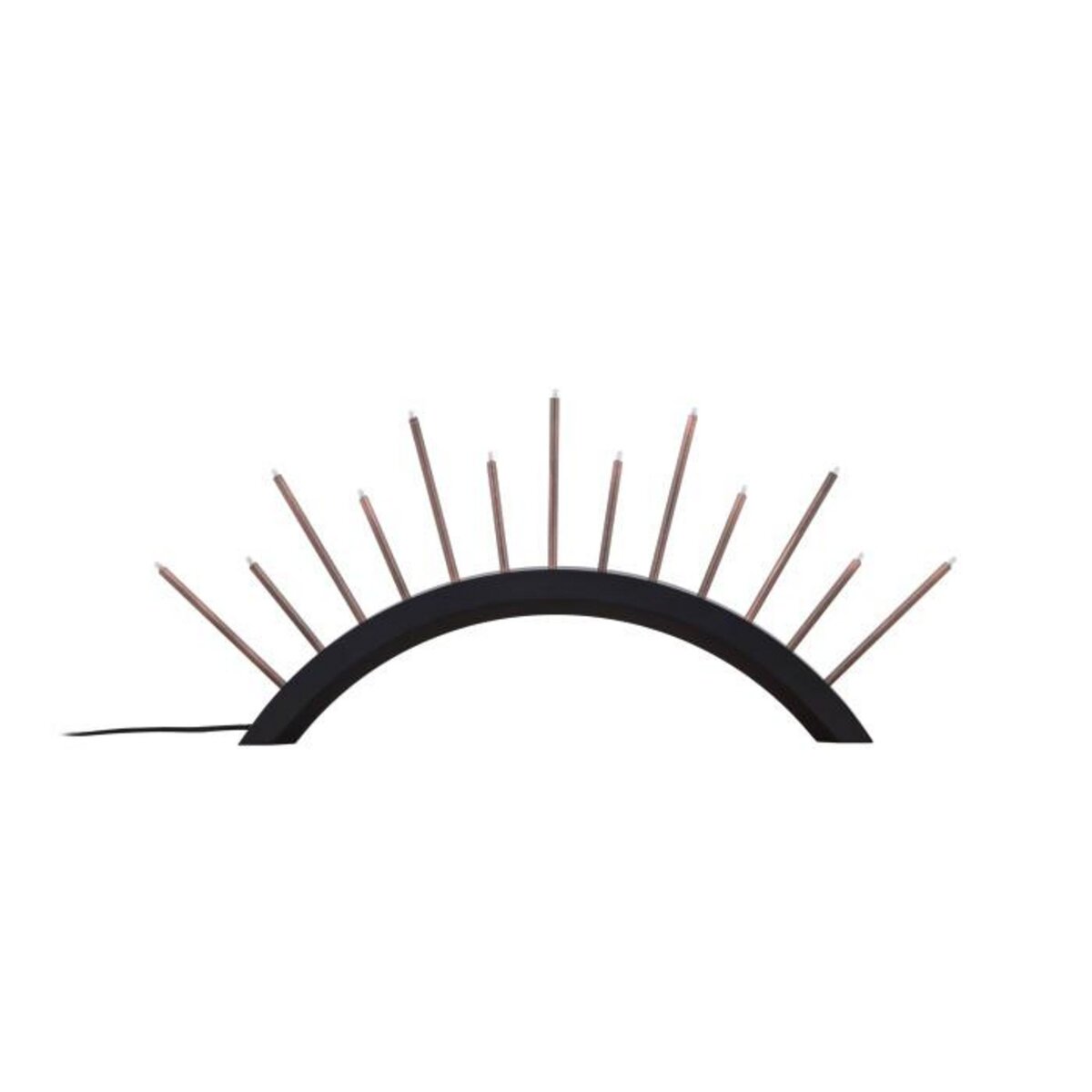 Paris Prix Lampe à Poser Bougeoir  Bjornrike  55cm Noir