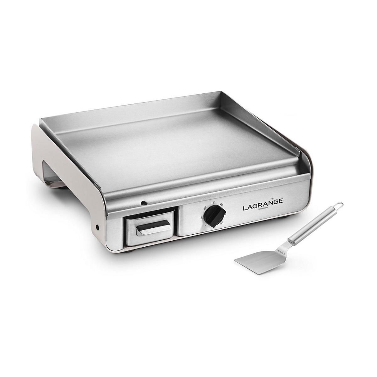 LAGRANGE Plancha éléctrique 2300w plaque inox 45x33cm - 219105
