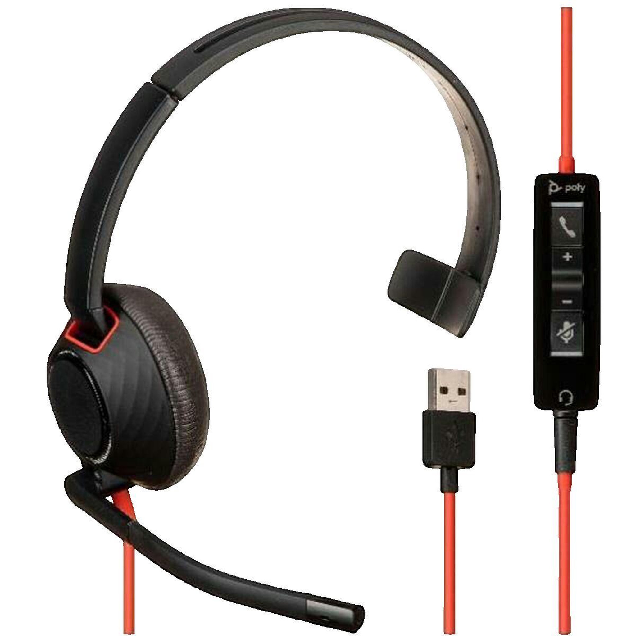 POLYCOM Micro-casque Poly Blackwire 5210 filaire USB-A