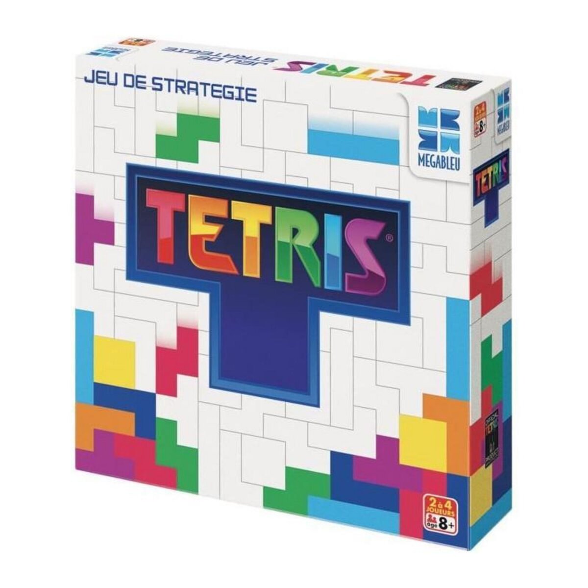 Megableu Jeu de société - MEGABLEU - Tetris FR et NL - Célébration des 40 ans avec jeu de stratégie