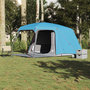 Voir la diapositive 3 : VIDAXL Tente de camping avec dome porche 5 personnes bleu impermeable