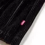 VIDAXL Jupe plissee avec lurex pour enfants noir 128