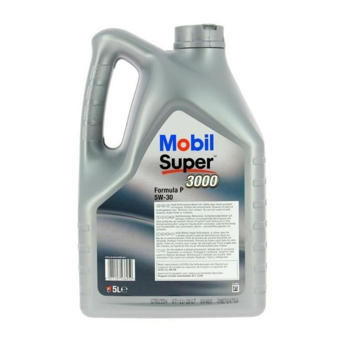 MOBIL MOBIL Super 3000 Formula-P 5W-30 bidon 5L Huile moteur haute performance